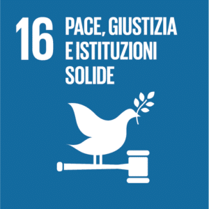 SDGs obiettivi di sviluppo sostenibile 16